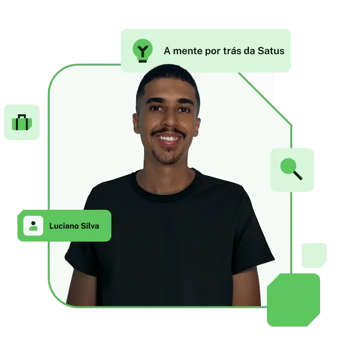 Imagem do Luciano Silva, a mente por trás da Satus